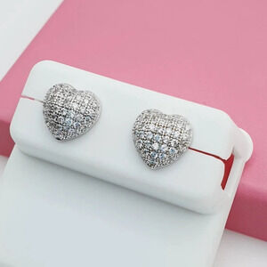 - 925 Sterling Silver Cubic Zirconia Earrings, U19254544